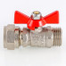 Кран шаровый VALTEC под обжим, рукоятка бабочка 16х1/2 нар. VT.341.N.1604