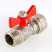 Кран шаровый VALTEC под обжим, рукоятка бабочка 16х1/2 нар. VT.341.N.1604