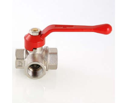 Кран шар. трехходовой, тип T 3/4" вн.-вн.-вн VALTEC VT.361.N.05 Кран шар. трехходовой, тип T 3/4" вн.-вн.-вн VALTEC VT.361.N.05