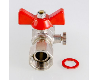Кран шаровой для подключения манометра, 1/2"нар -3/8"вн. VALTEC VT.806.N.0403 Кран шаровой для подключения манометра, 1/2"нар -3/8"вн. VALTEC VT.806.N.0403