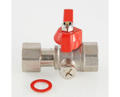Кран шаровой для подключения манометра, 1/2"вн. -1/2"вн. VALTEC VT.807.N.0404 Кран шаровой для подключения манометра, 1/2"вн. -1/2"вн. VALTEC VT.807.N.0404