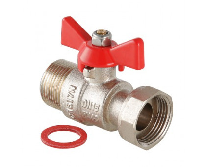 Кран шаровой VALTEC, с накидной гайкой 3/4" вн.-нар. VT.260.N.0505 Кран шаровой VALTEC, с накидной гайкой 3/4" вн.-нар. VT.260.N.0505