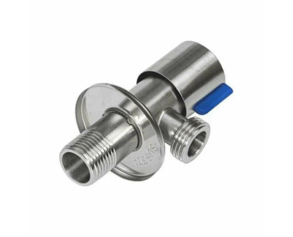 Кран угл нерж быт G1/2" Ру10 р/р кран-букса SantechSystems