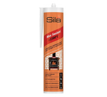 Герметик специальный Sila PRO Max Sealant жаростойкий для печей, 1500град., 280мл, черный		