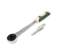 Ключ для разъемных соединений "американка" с универсальн адаптером под трещотку AKEY0407RA										