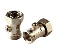 Клапаны Royal Thermo запорные нижнего подключения прямые раздельные 3/4х3/4ЕК