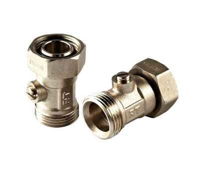 Клапаны Royal Thermo запорные нижнего подключения прямые раздельные 3/4х3/4ЕК