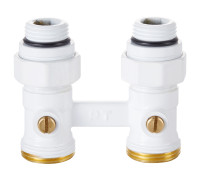 Узел нижнего подключения Royal Thermo прямой 1/2"х3/4" EK (белый) НС-1559438