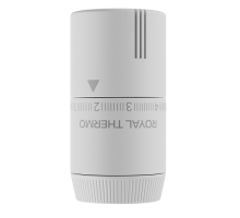 Термоголовка жидкостная Royal Thermo Design М30х1,5 (белый soft touch) НС-1706295