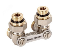 Узел нижнего подключения угловой ROYAL THERMO ½"х3/4"EK							