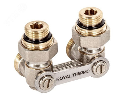 Узел нижнего подключения угловой ROYAL THERMO ½"х3/4"EK							