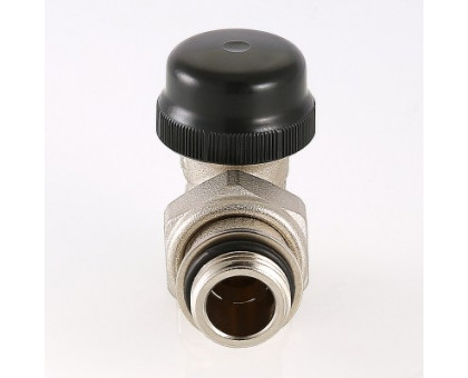 Клапан термостатический для радиатора угловой с преднастройкой (KV 0,1-0,6) 1/2" VT.037.N.04