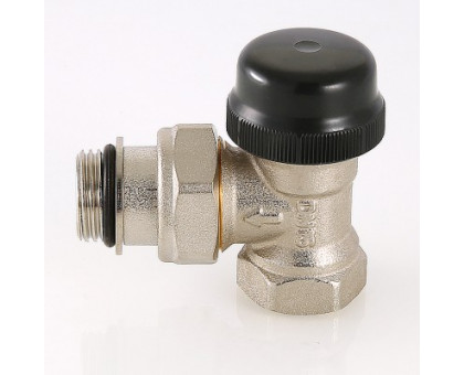 Клапан термостатический для радиатора угловой с преднастройкой (KV 0,1-0,6) 3/4" VT.037.N.05