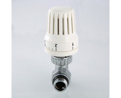 Клапан с термостатической головкой VALTEC, для рад. угловой 1/2 VT.047.N.04