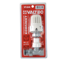 Клапан с термостатической головкой VALTEC, для рад. прямой 1/2 VT.048.N.04