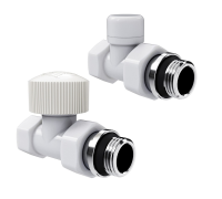 Набор термостатический прямой Royal Thermo Design 1/2"М30х1,5 (Белый) НС-1640376 