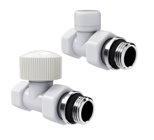 Набор термостатический прямой Royal Thermo Design 1/2"М30х1,5 (Белый) НС-1640376 