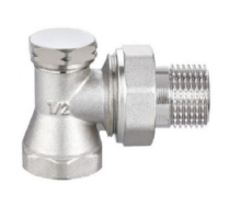 Кран радиаторный нижний угловой 1/2"(LL3018 1/2")