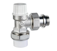 Вентиль угловой для отопления нижний PPR 25х3/4" НР (LL3228E 3/4") 