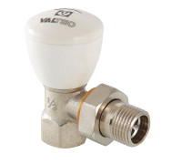 Клапан ручной угловой VALTEC, для радиатора, 1/2 VT.007.N.04