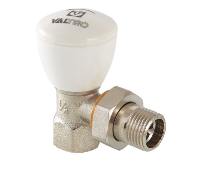 Клапан ручной угловой VALTEC, для радиатора, 1/2 VT.007.N.04