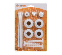 Комплект радиаторный в блистере TAEN 1"x3/4" с 3-мя кронштейнами					