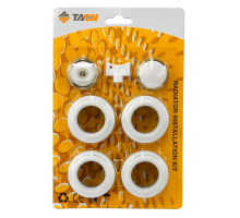 Комплект радиаторный в блистере TAEN 1"x1/2" без кронштейнов					
