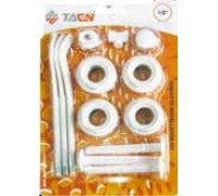 Комплект радиаторный в блистере TAEN 1"x3/4" с 3-мя кронштейнами					