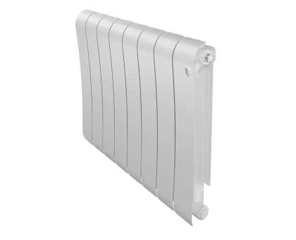 Радиатор биметаллический Royal Thermo Infinity 500 Bianco Traffico -  8 секц/Qну=1376 Вт