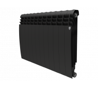 Радиатор биметаллический Royal Thermo Biliner B 500/Noir Sable -  4 секц. ЧЕРНЫЙ Qну=740 Вт