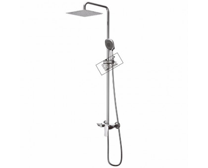 Стойка D&K душевая, моно, встроенный излив, хром (DA1273701B03) Стойка D&K душевая, моно, встроенный излив, хром (DA1273701B03)