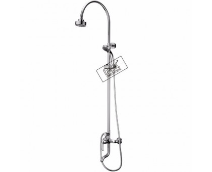 Стойка D&K душевая, моно, короткий излив, хром (DA1343701С11) Стойка D&K душевая, моно, короткий излив, хром (DA1343701С11)