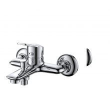 Смеситель D&K ванна/душ, моно, короткий излив, хром (DA1243201) 