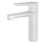 Смеситель для раковины D&K Bayern.München DA1562108 белый										