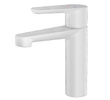 Смеситель для раковины D&K Bayern.München DA1562108 белый										