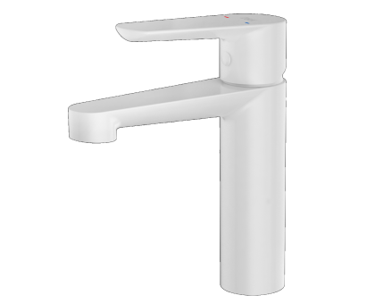 Смеситель для раковины D&K Bayern.München DA1562108 белый										