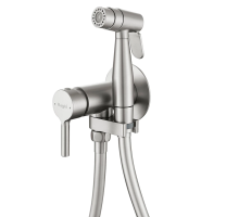 Смеситель Raglo R20.54.05 с гигиеническим душем встраиваемый , сатин