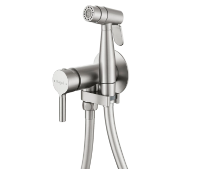 Смеситель Raglo R20.54.05 с гигиеническим душем встраиваемый , сатин