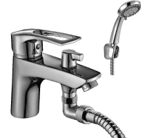 Смеситель Rossinka T40-38 на борт ванны на 1 отверстие