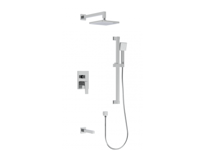 Душевая система встроенная, 3 режимная RUSH Thira TR3635- 60Black Душевая система встроенная, 3 режимная RUSH Thira TR3635- 60Black