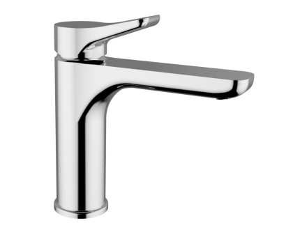 Смеситель Zipponi GREEN для умывальника средний 1-рычажный, с донным клапаном, хром. (GF331CR051)