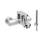 Смеситель Zipponi SPLINE для ванны 1-рычажный, с ручной лейкой в комплекте, хром SN150CR-002