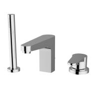 Смеситель Zipponi ZEN встраиваемый на борт ванны (3 отверстия), хром ZN153CR-001 