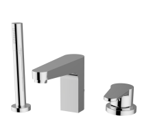 Смеситель Zipponi ZEN встраиваемый на борт ванны (3 отверстия), хром ZN153CR-001 