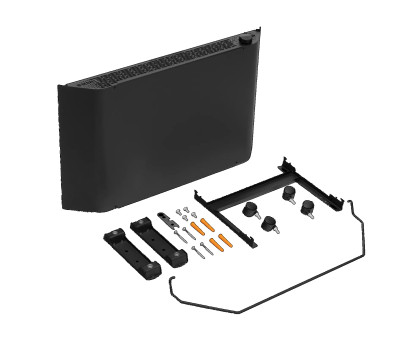 Конвектор электрический XCE-1500B, 230 В, 1500 Вт, черный,сушилка, колеса, Х-элемент// Denzel 98128