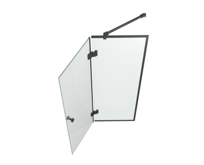 Шторка на ванну стеклянная D&K Matrix DG1109025, 1400*900мм (450*450мм), с фиксированной и подвижной Шторка на ванну стеклянная D&K Matrix DG1109025, 1400*900мм (450*450мм), с фиксированной и подвижной
