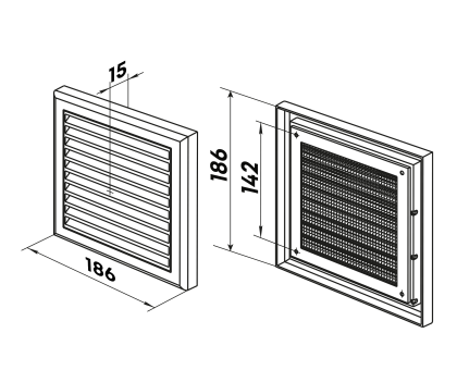 Решетка Seria1 1919 RF Brown