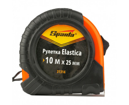 Рулетка Elastica, 10 м х 25 мм, SPARTA